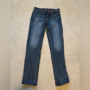 Eddie Bauer Flannel Lined Jeans 8 Tall